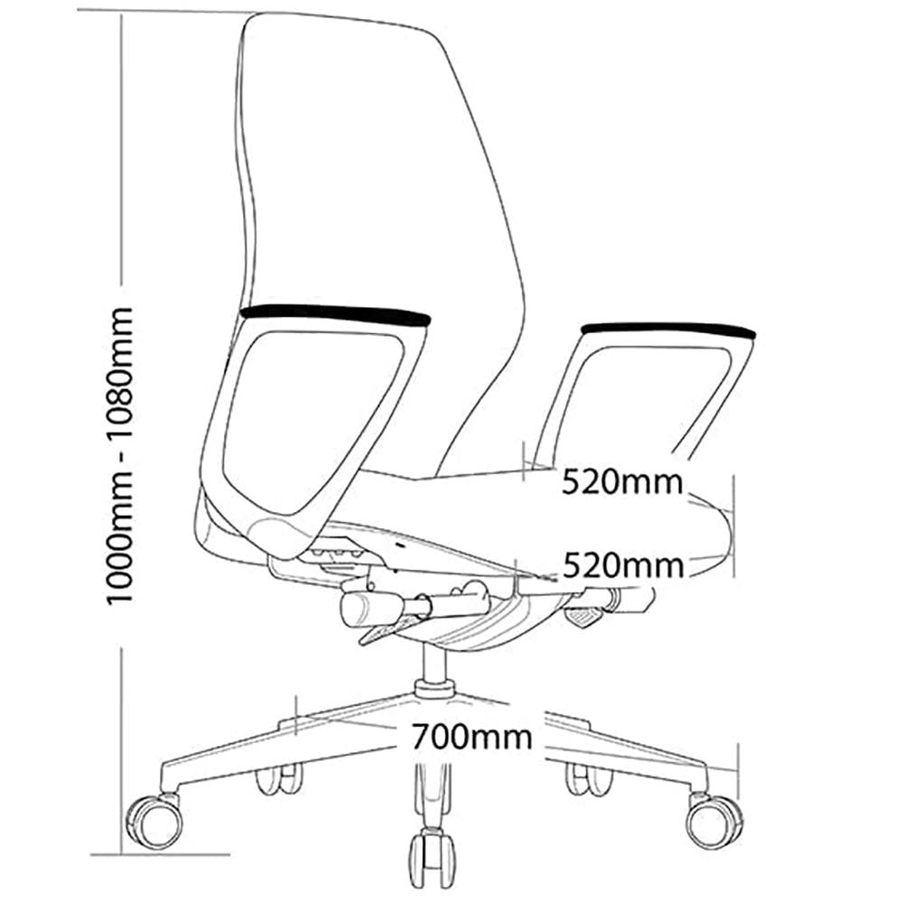 Assist Office Chair with Arms