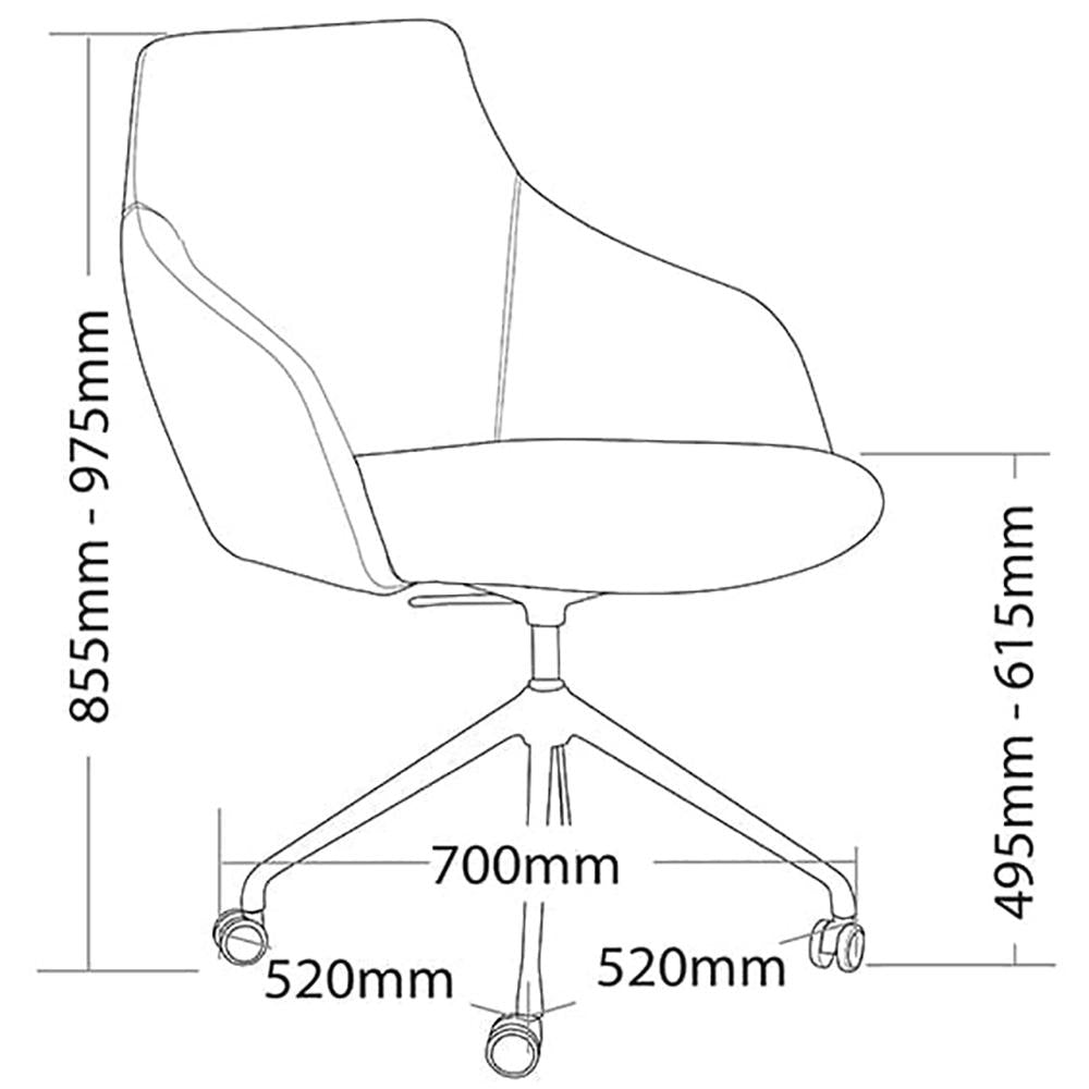 Gold 4 Star Visitor Chair