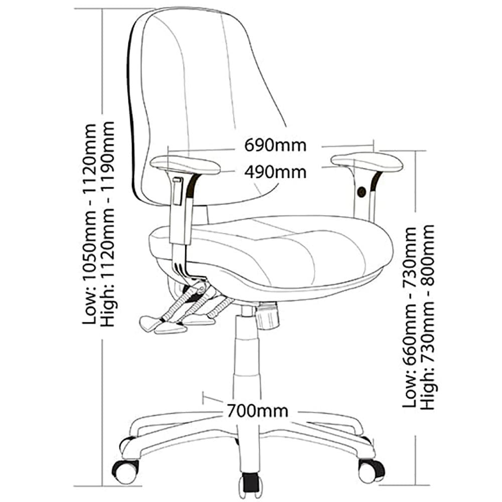 Molta Office Chair With Arms