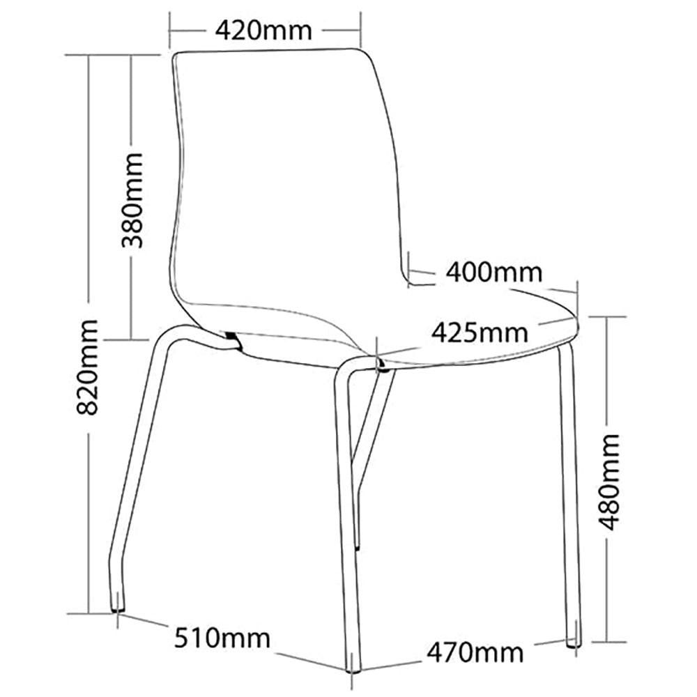 Pod 4 Leg Red Shell Upholster Visitor Chair