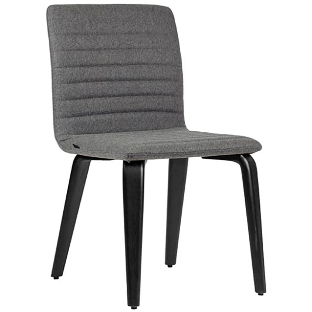 Smoke 4 Legs Upholster Visitor Chair