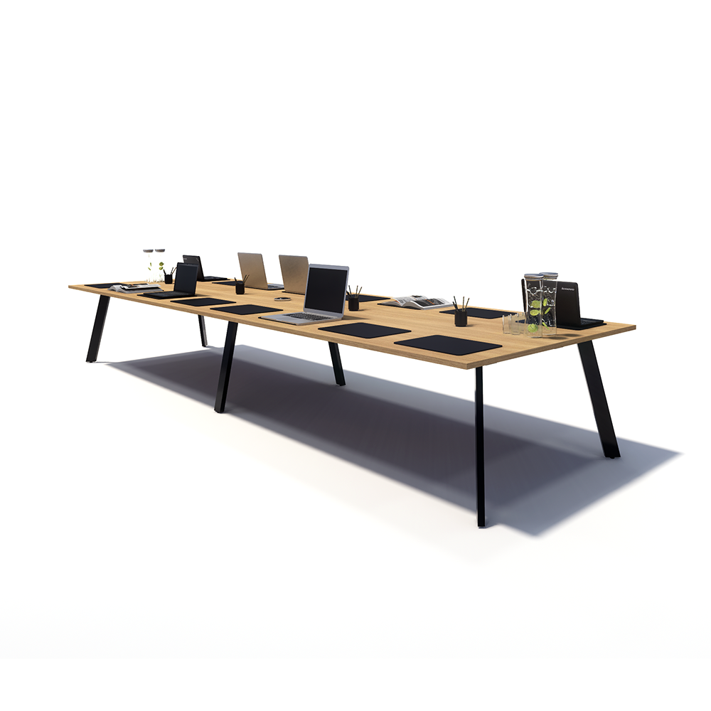 Gen X Premium Splay 1200 Leg Large Meeting Table