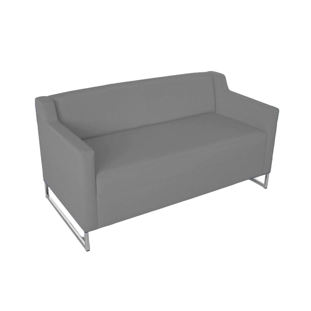 Dropp Sled Base Double Seat Sofa