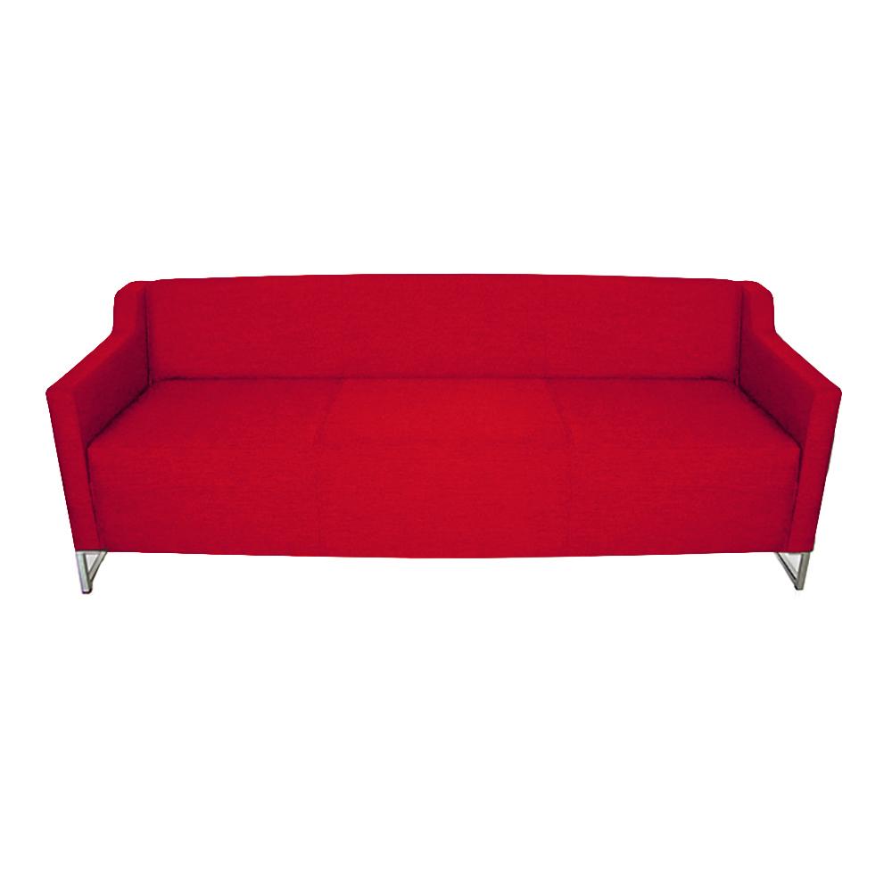 Dropp Sled Base Three Seat Sofa