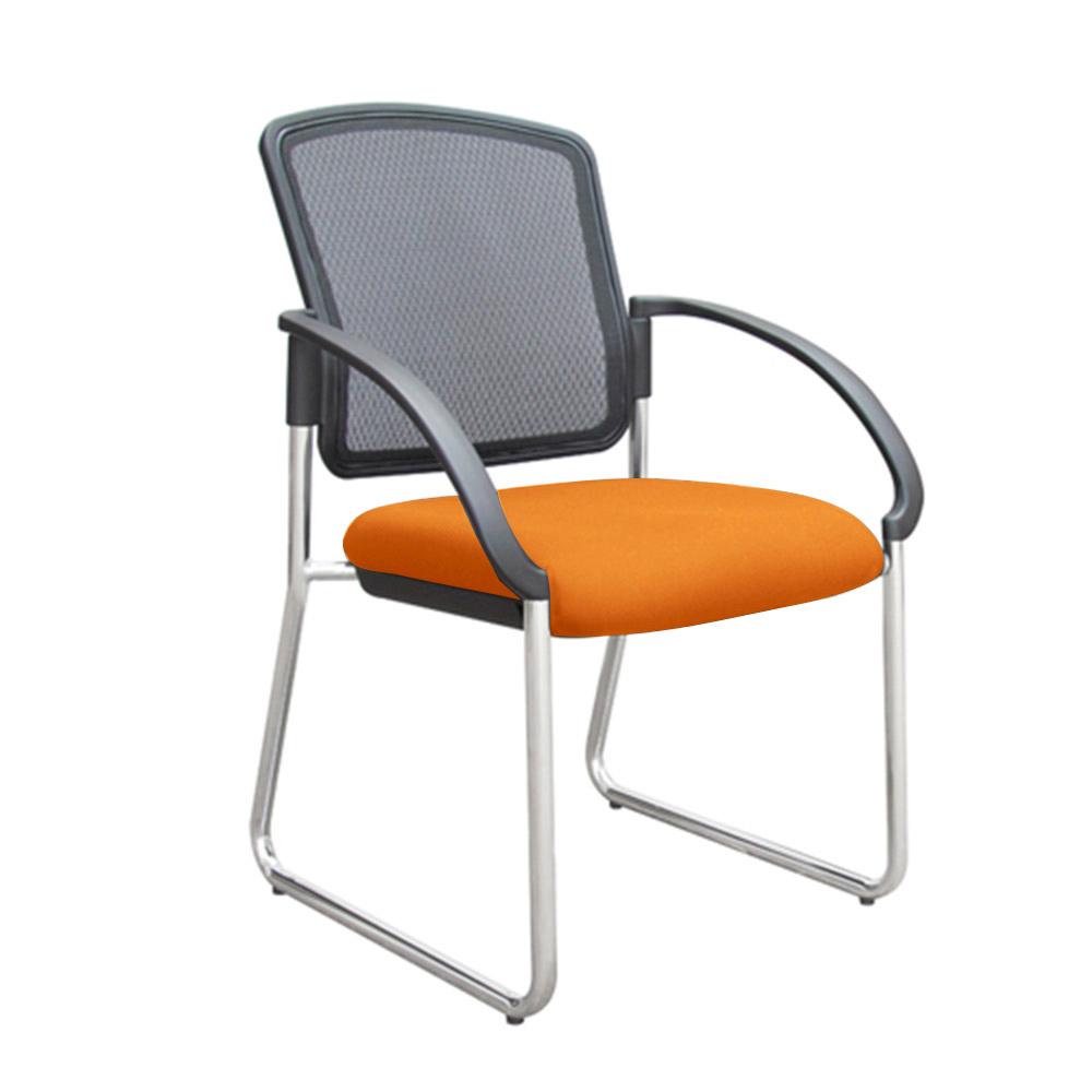 Max Mesh Back Visitor Chair with Arms