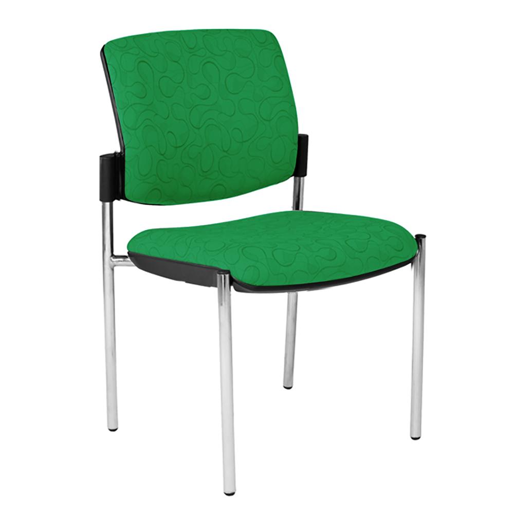 Maxi 4 Leg White Frame Visitor Chair