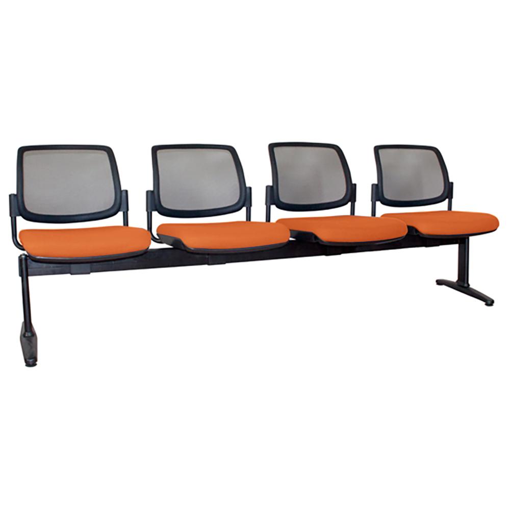 Maxi Mesh Back Four Seater Beam Chair