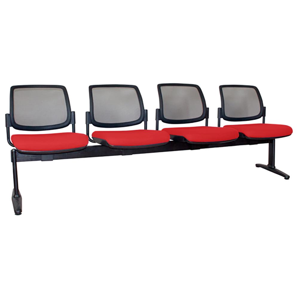 Maxi Mesh Back Four Seater Beam Chair