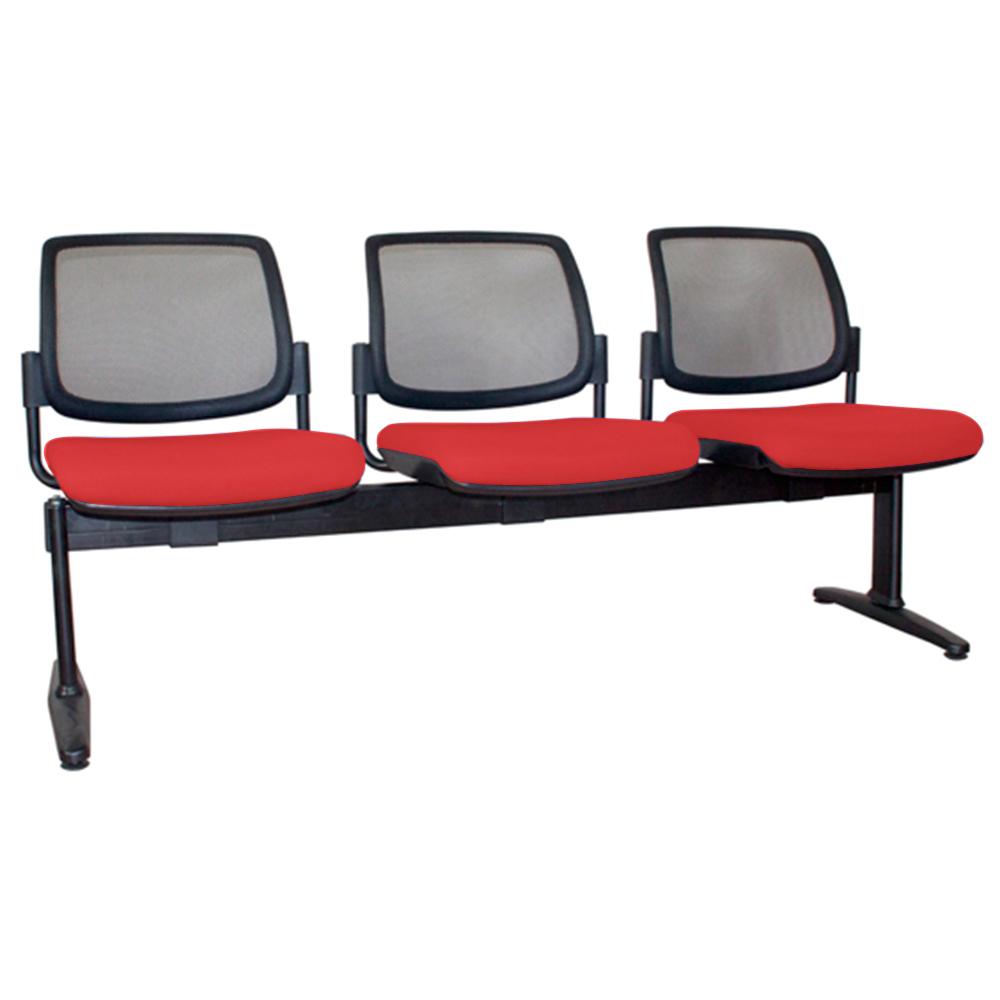 Maxi Mesh Back Three Seater Beam Chair