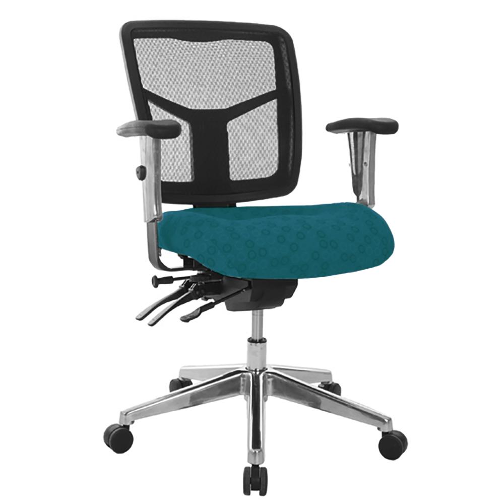Multi Mesh Back Office Chair with Arms