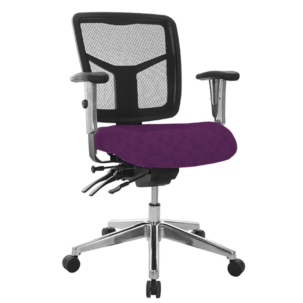 Multi Mesh Back Office Chair with Arms