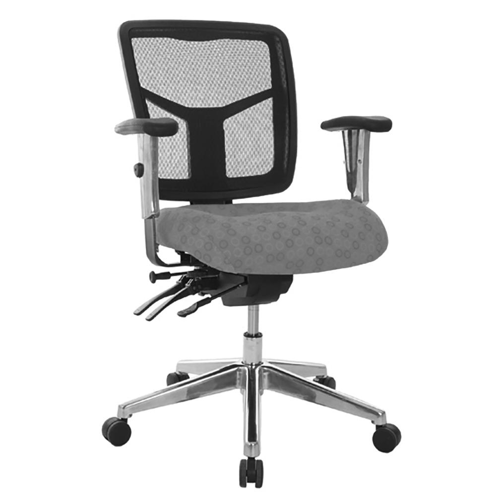 Multi Mesh Back Office Chair with Arms