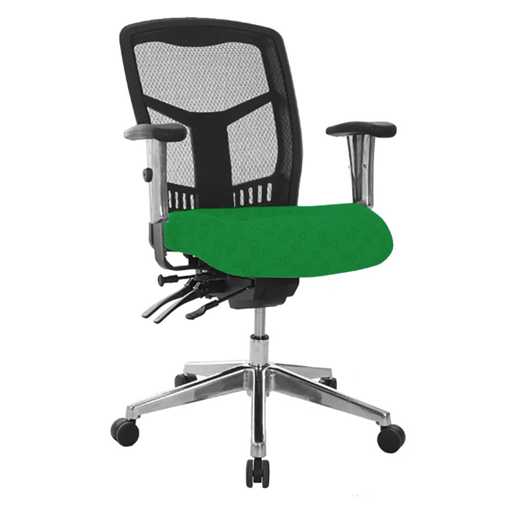 Multi Mesh Mid Back Office Chair with Arms