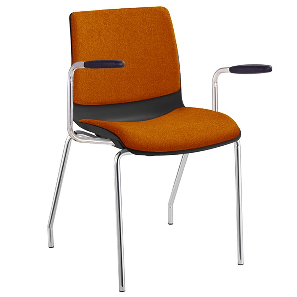 Pod 4 Leg Visitor Chair with Arms