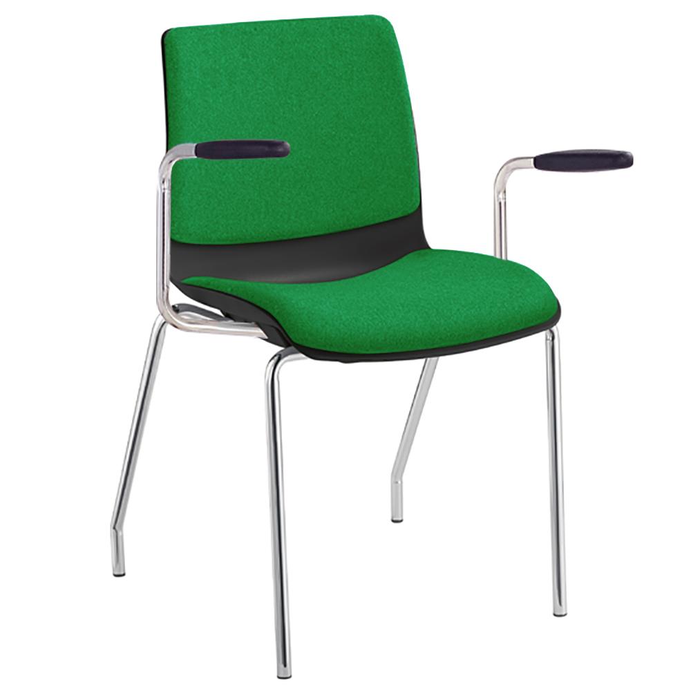 Pod 4 Leg Visitor Chair with Arms