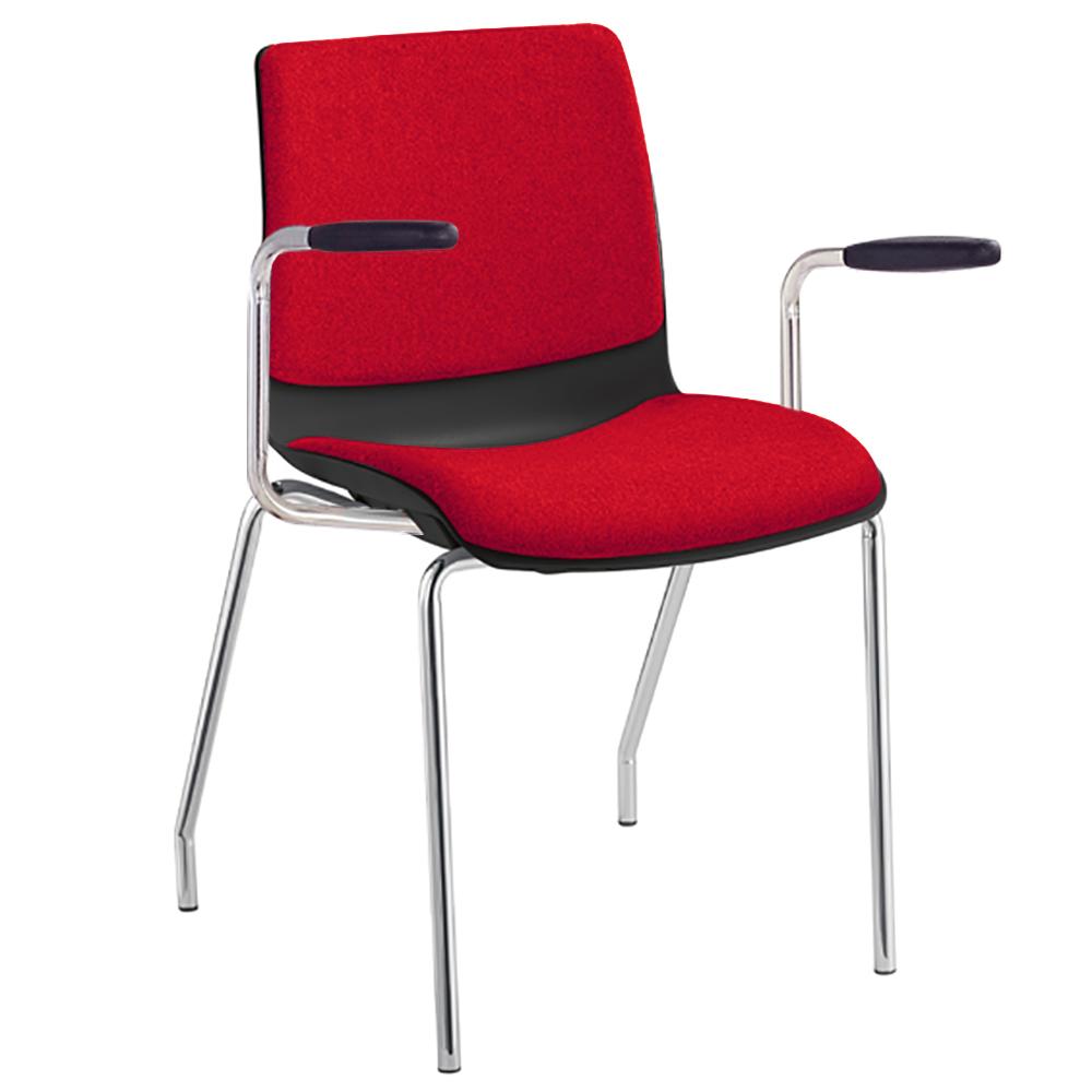 Pod 4 Leg Visitor Chair with Arms