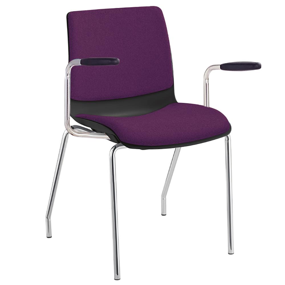 Pod 4 Leg Visitor Chair with Arms