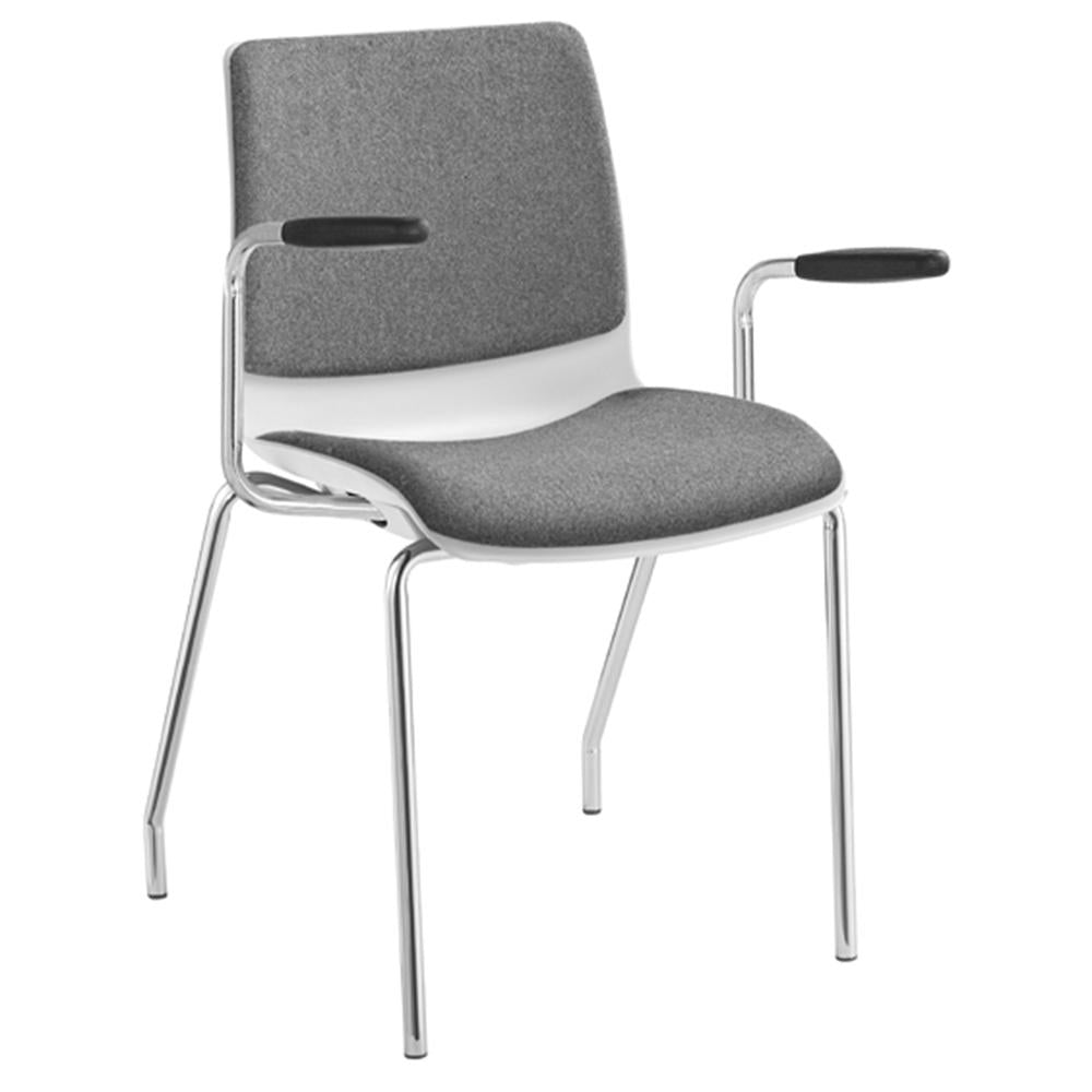 Pod 4 Leg Visitor Chair with Arms