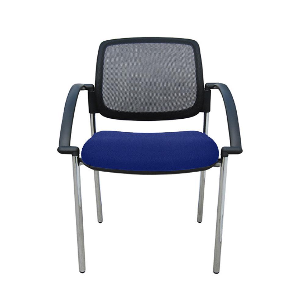 Titanium Mesh Back Chair with Arms