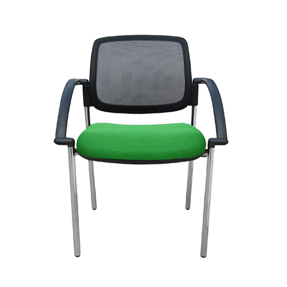 Titanium Mesh Back Chair with Arms