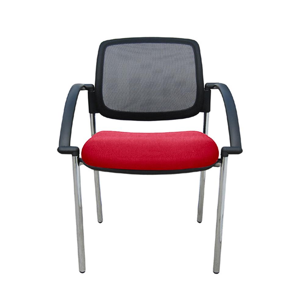 Titanium Mesh Back Chair with Arms
