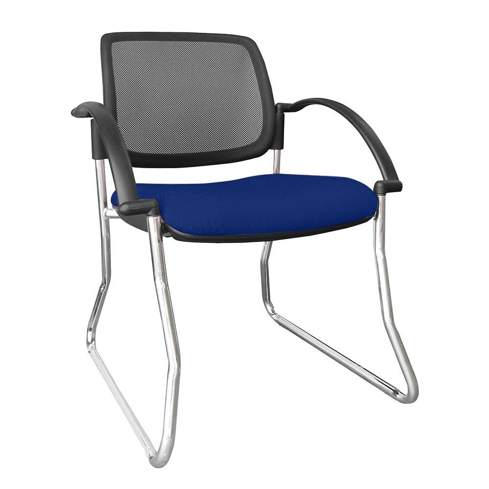 Titanium Mesh Back Chair with Arms