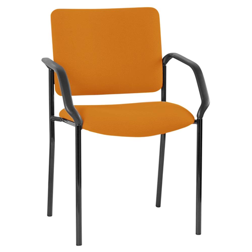 Vera 4 Leg High Back Visitor Chair with Arms