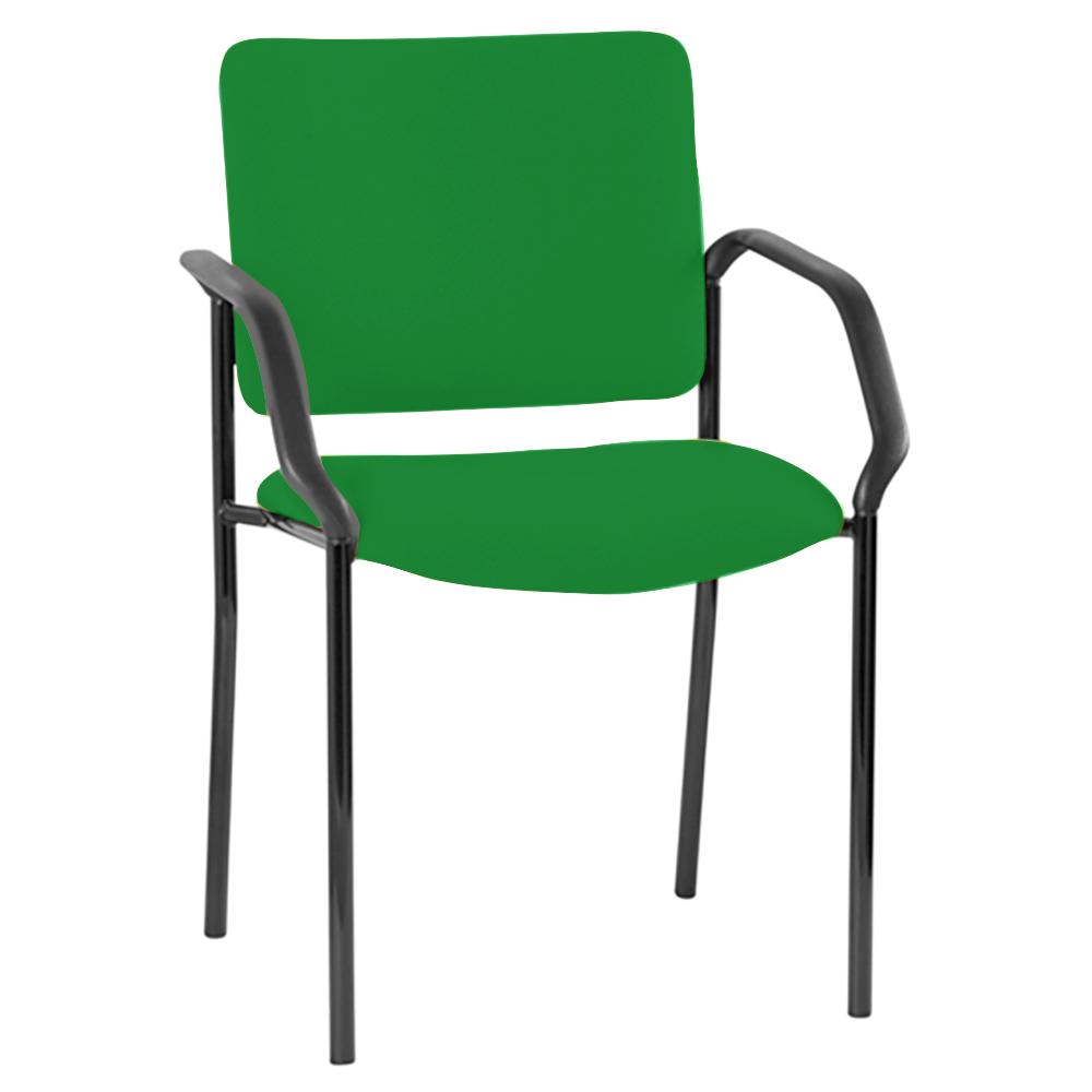 Vera 4 Leg High Back Visitor Chair with Arms