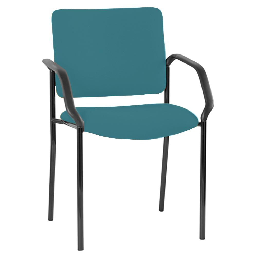 Vera 4 Leg High Back Visitor Chair with Arms
