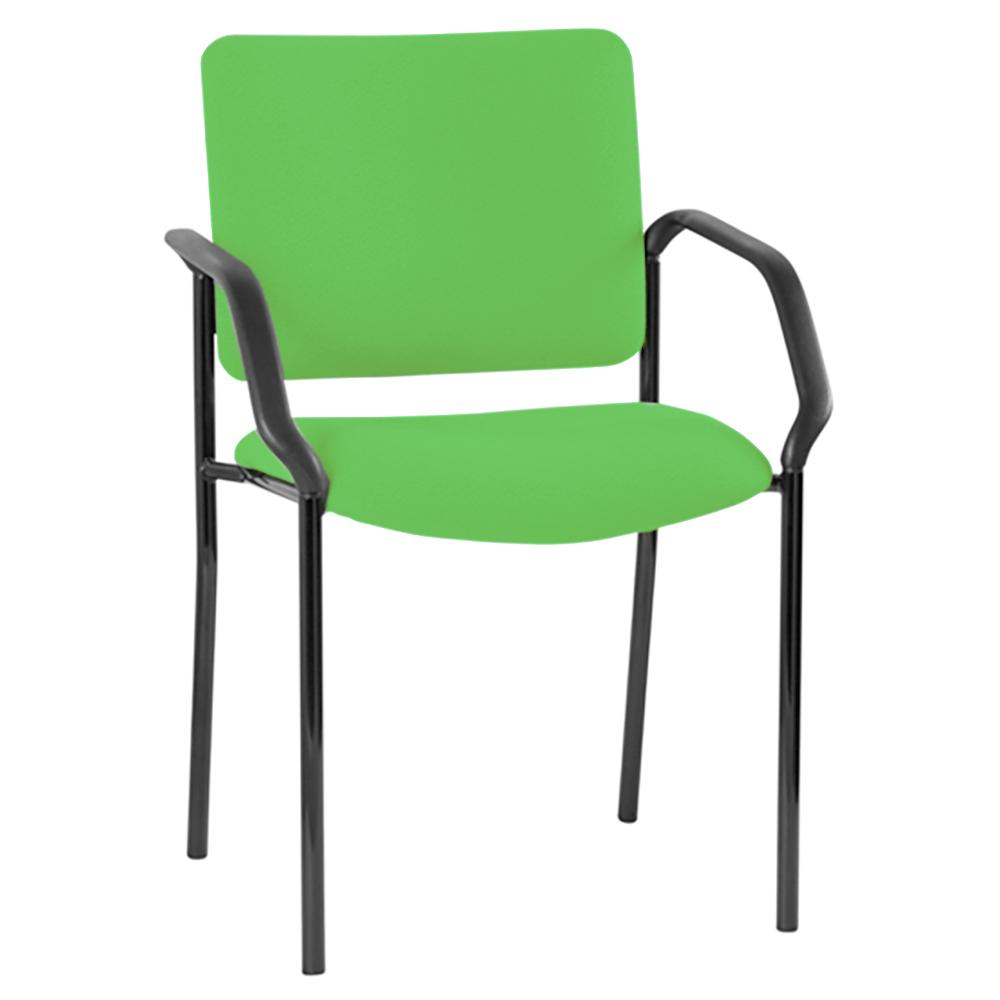 Vera 4 Leg High Back Visitor Chair with Arms