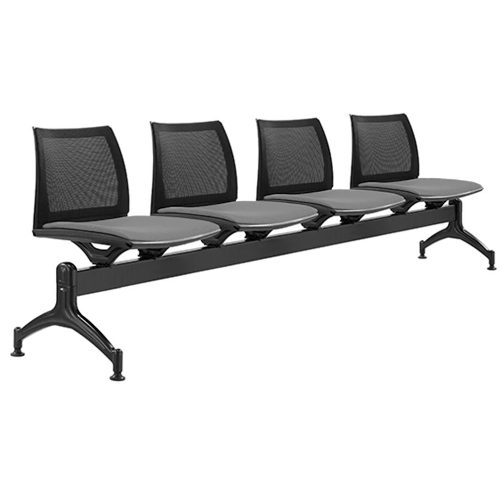 Vinn Mesh Back Four Seater Beam Chair