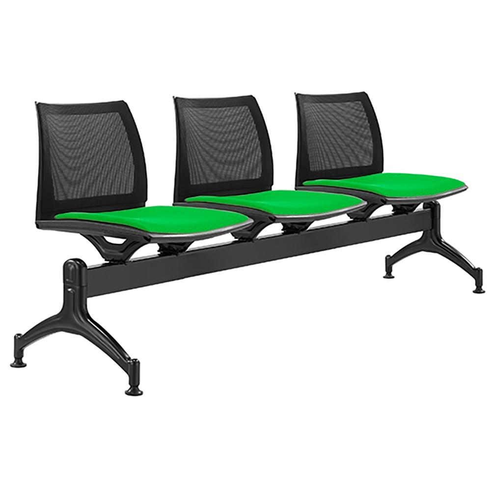 Vinn Mesh Back Three Seater Beam Chair