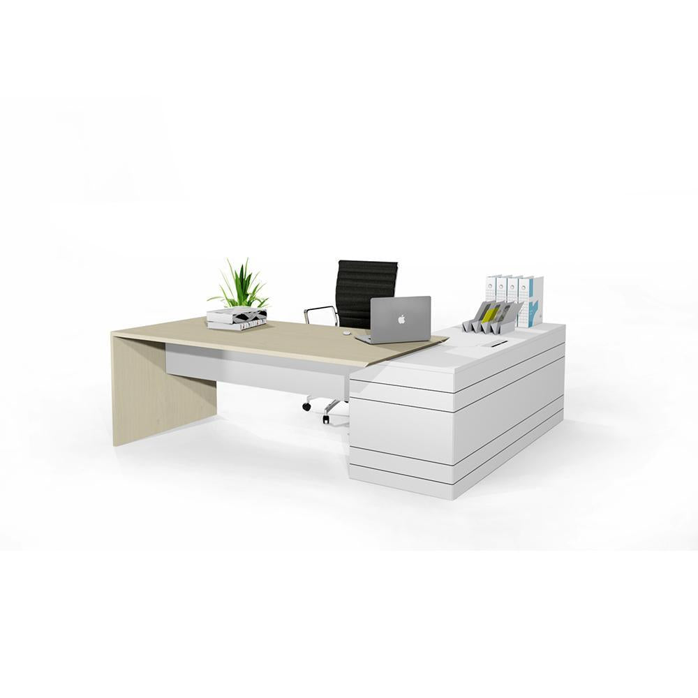 Geo Executive Slab End Premium Desk