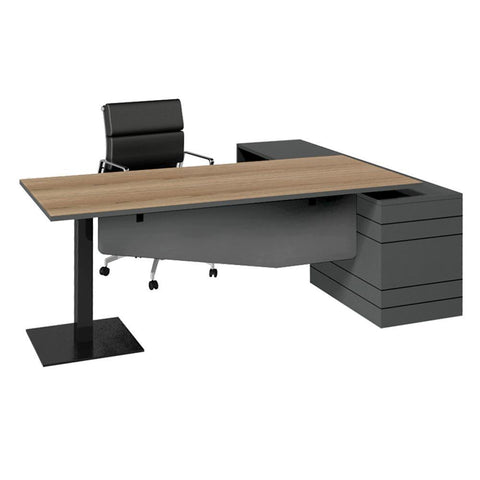 Geo Scope Black Base Premium Executive Desk
