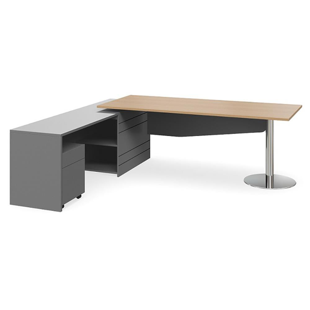 Geo Verse Polished Base Executive Premium Desk