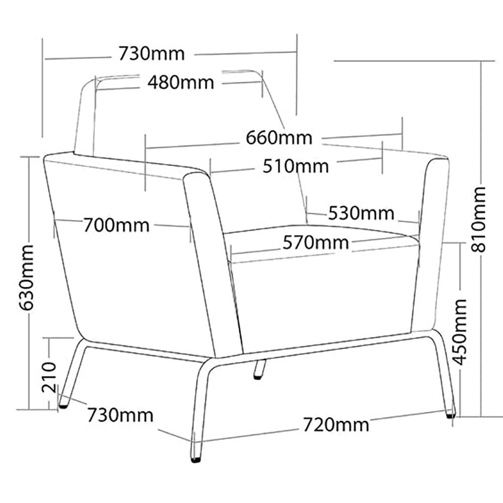Jaden Single Sofa