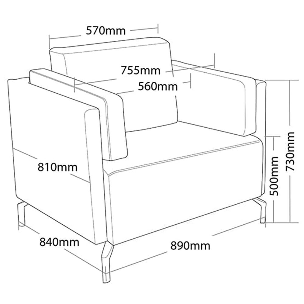 Shell Single Seat Sofa