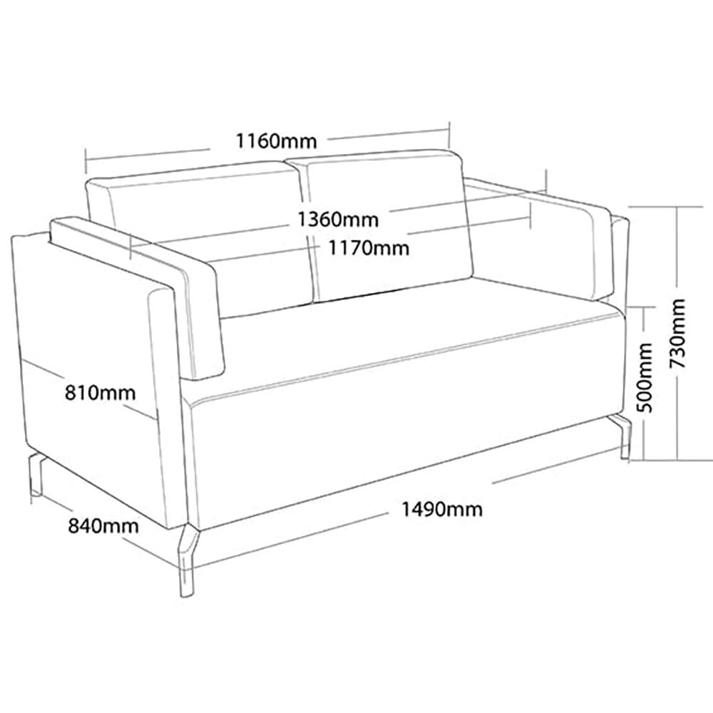 Shell Double Seat Sofa