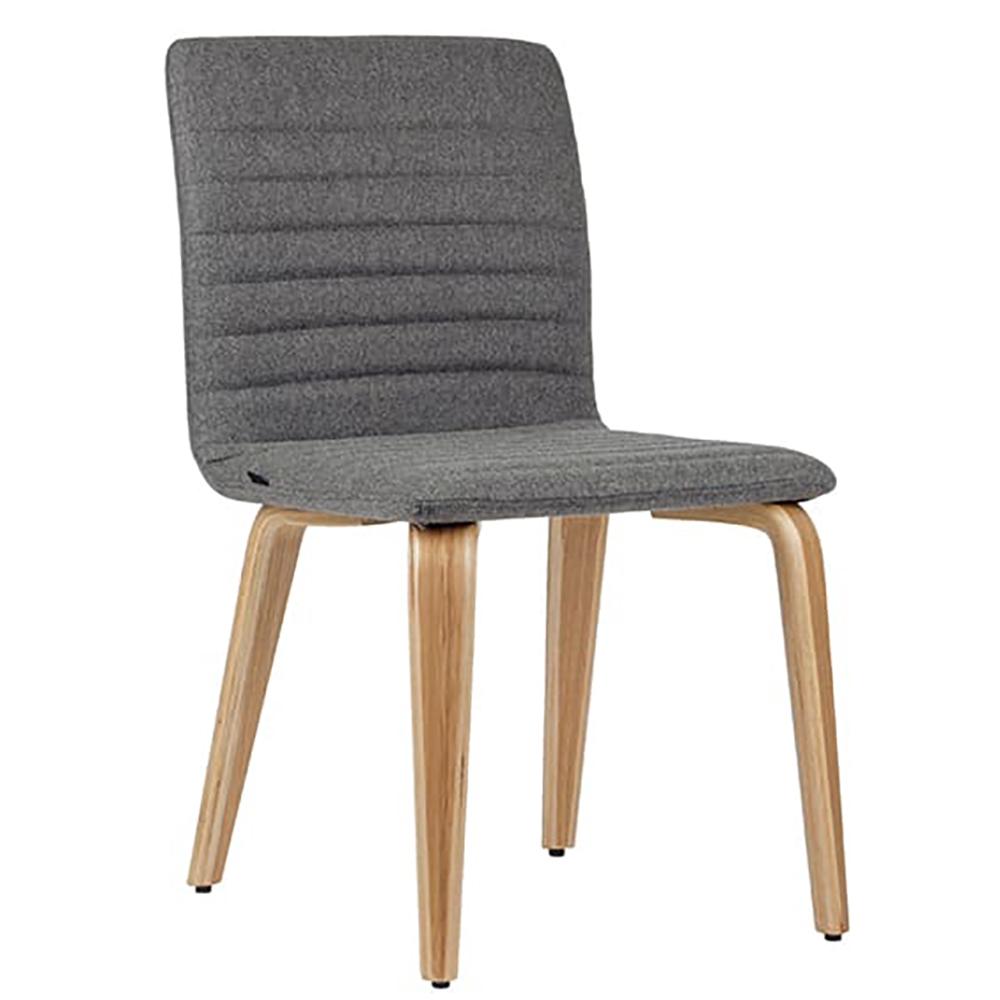 Smoke 4 Legs Upholster Visitor Chair