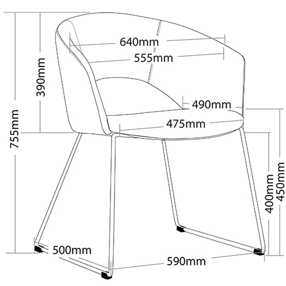 Time Sled Base Visitor Chair