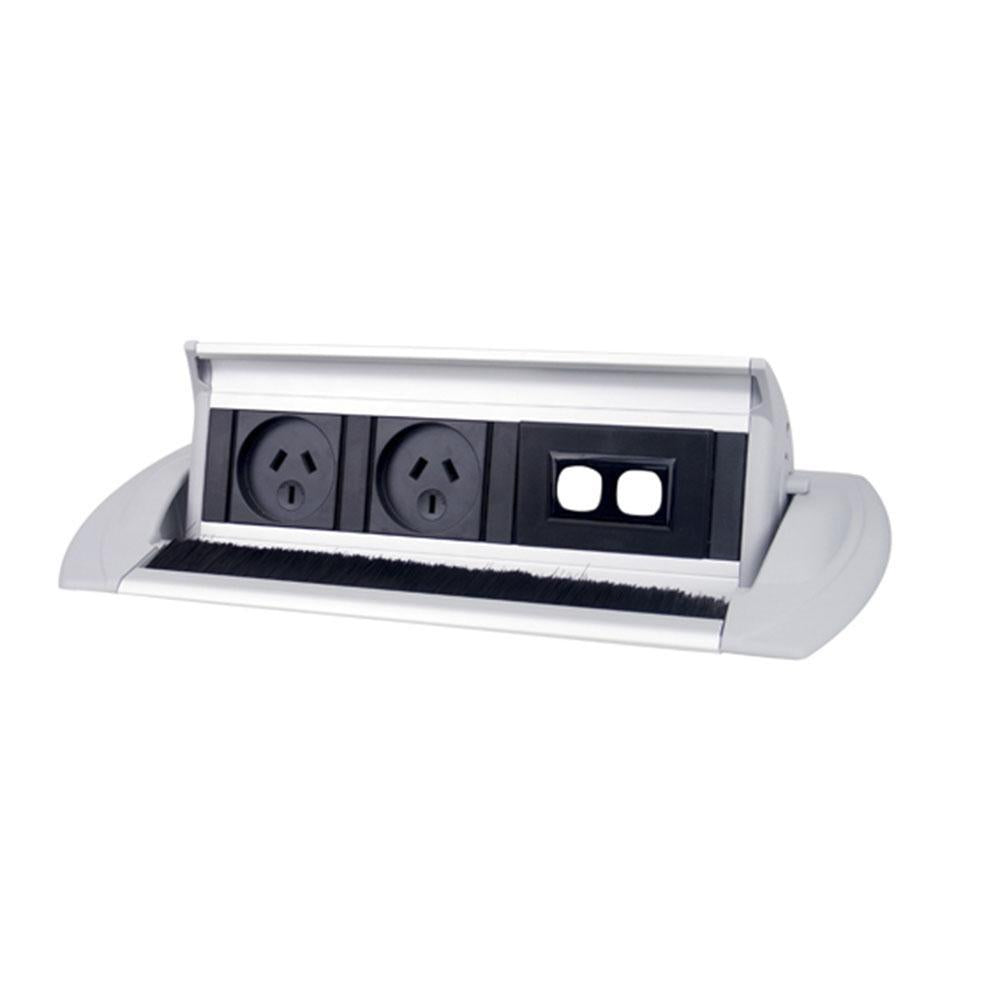 Affinity In Desk 2 Switched Mounted Module | Werken Workspace Furniture
