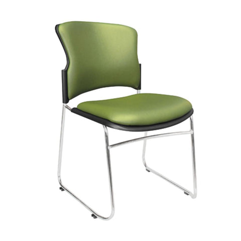 Eva Chrome Sled Visitor Chair