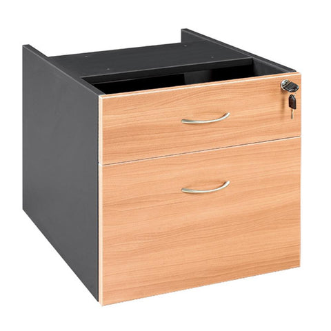 Fixed Desk Pedestal 1 Drawer 1 File