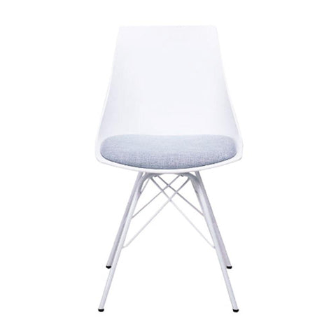 Fly White Metal Visitor Chair