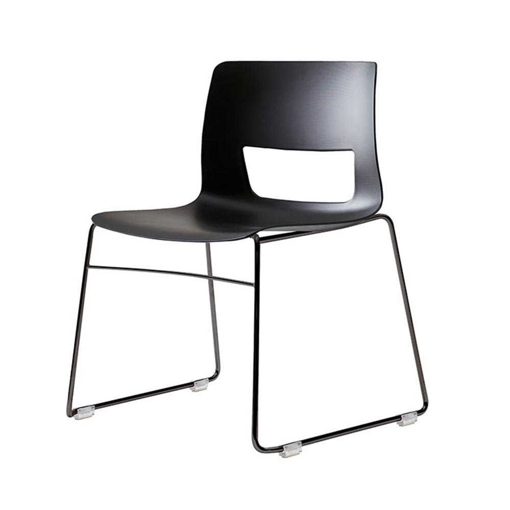 Fursys Button Sled Stackable Chair