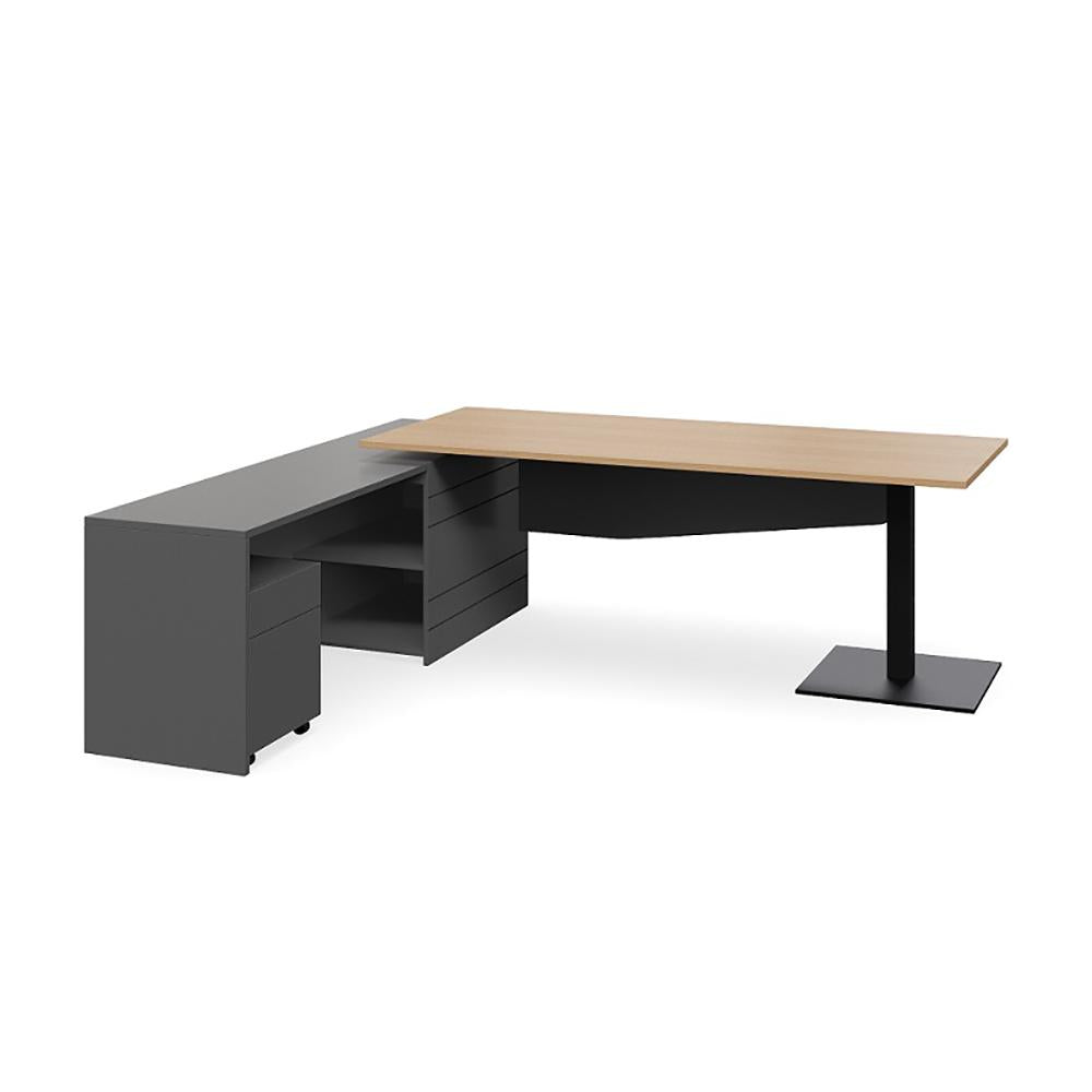 Geo Scope Black Base Premium Executive Desk