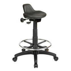 Industrial Double Lever Drafting Stool