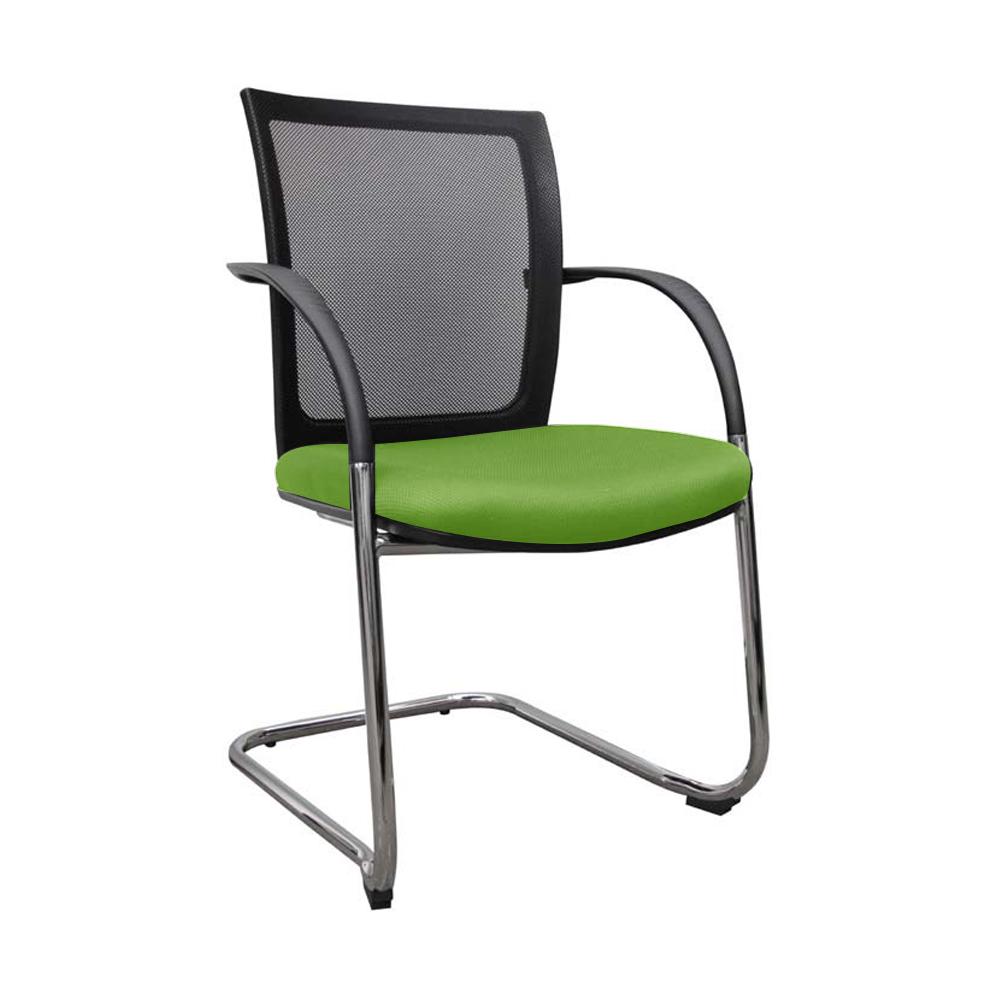 Jet Mesh Back Chrome Base Visitor Chair