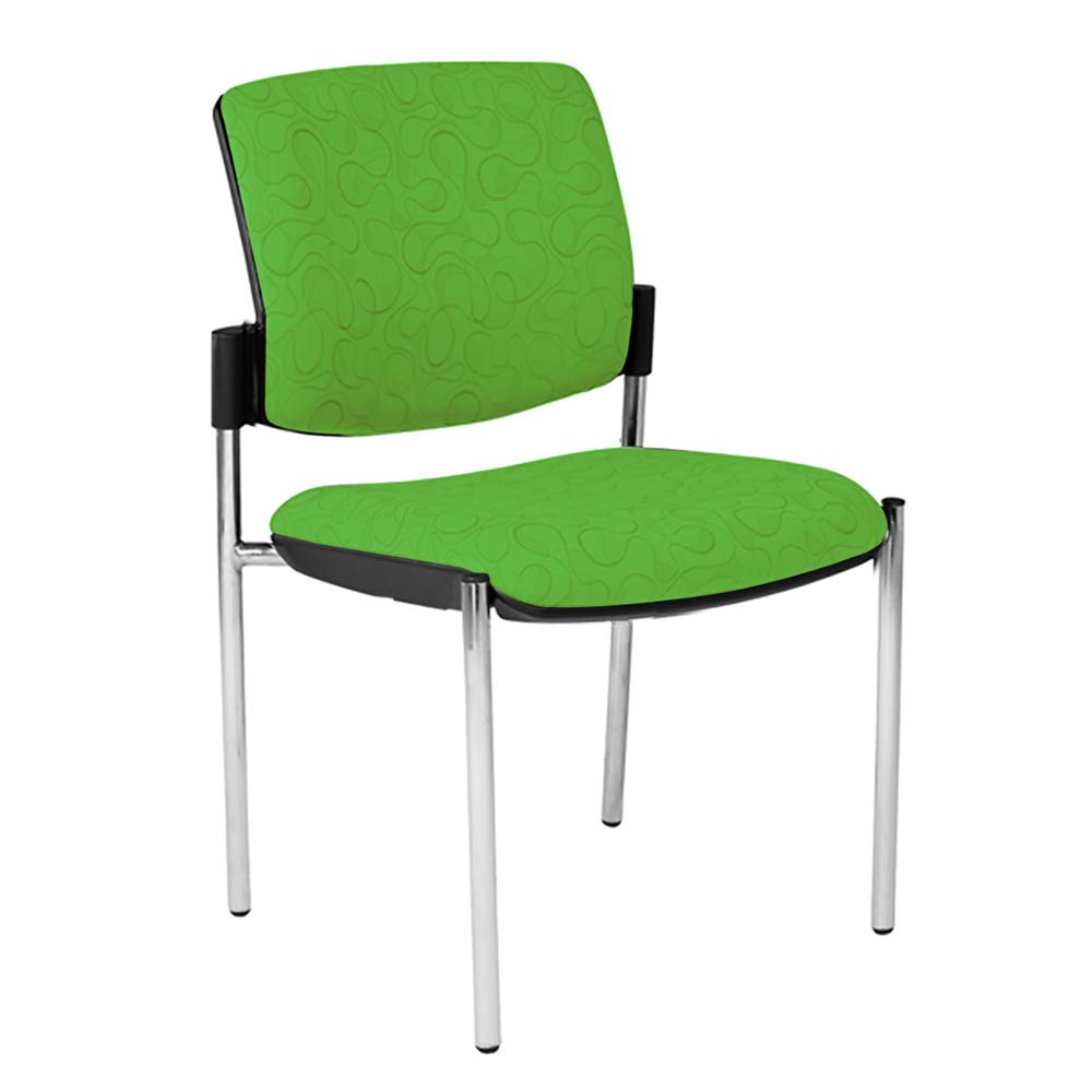 Maxi 4 Leg White Frame Visitor Chair
