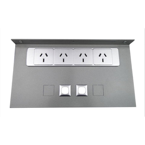 Vertical Quad Power Mounting Plate